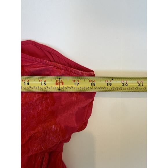 Revolve Hemant & Nandita Fusha Pink Indu Mini Dress, Floral NO Belt, Size XL - Picture 10 of 11